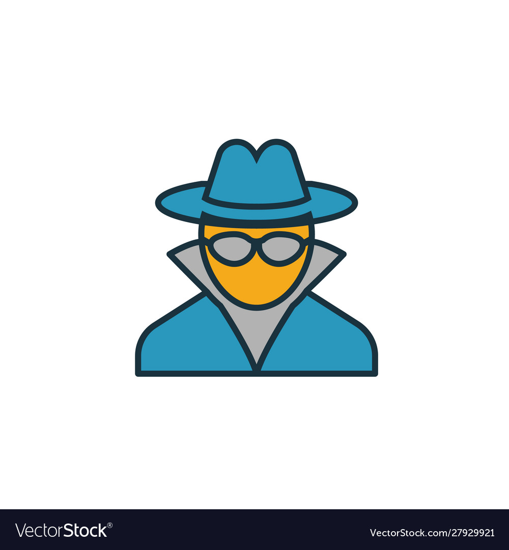 Spy agent icon simple element from security icons