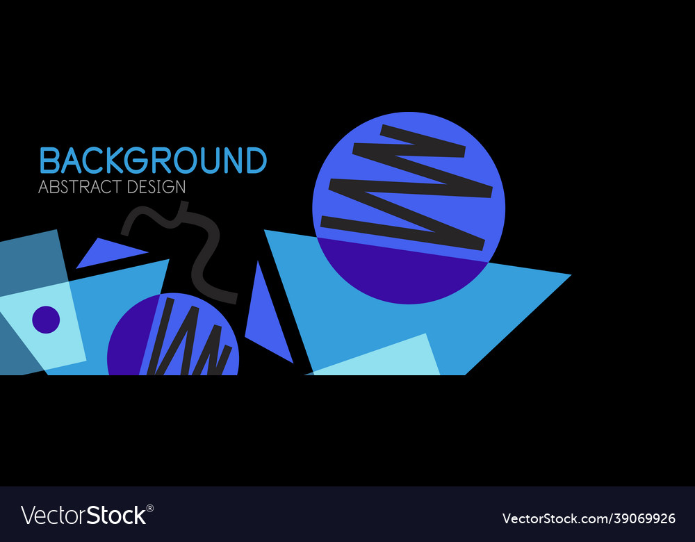Abstract background blocks lines triangles vector image Abstract background blocks lines triangles