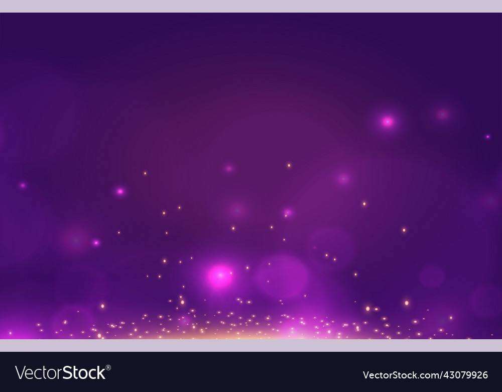 Bokeh background with sparkles vector image Bokeh background with sparkles