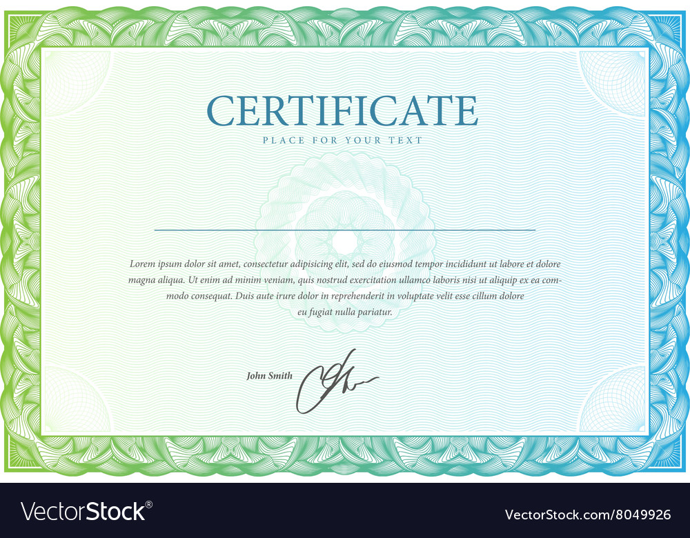 Certificate and diplomas template Royalty Free Vector Image