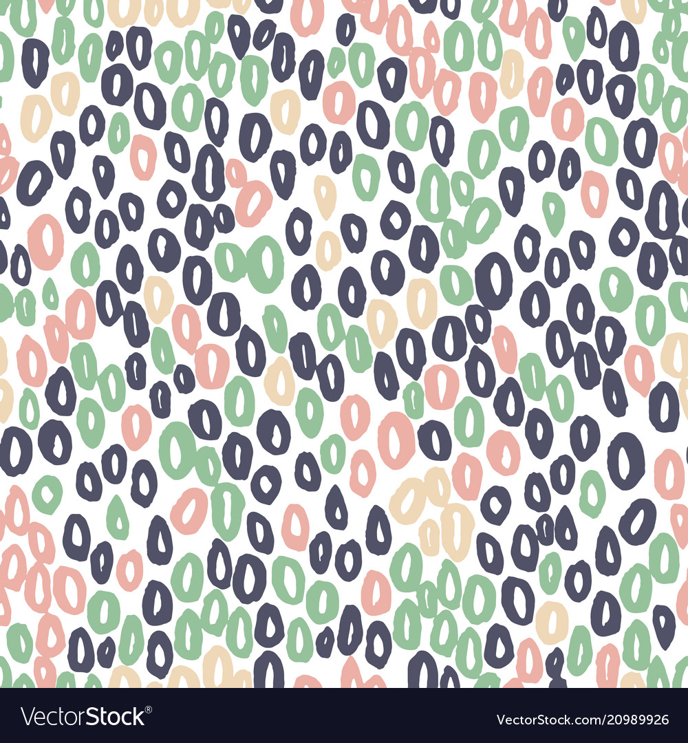 Seamless abstract pattern with rounds Royalty Free Vector