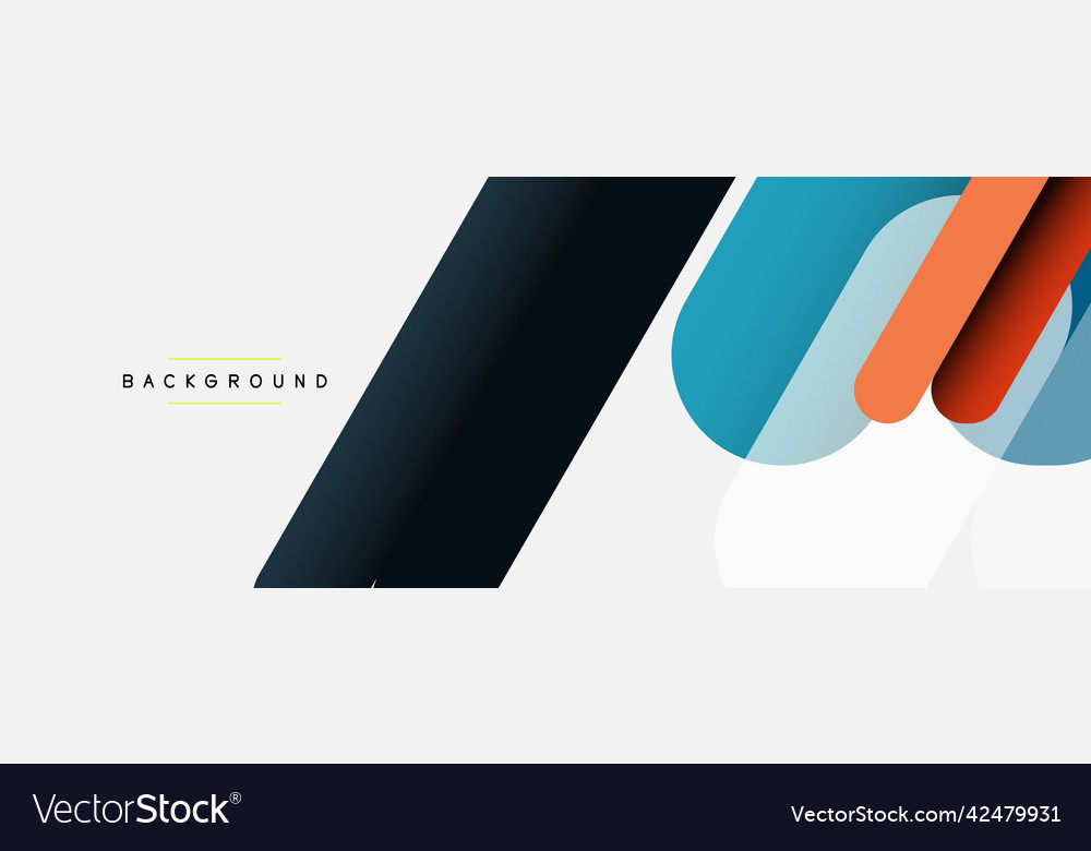 Abstract background round shapes lines Vector Image Abstract background round shapes lines