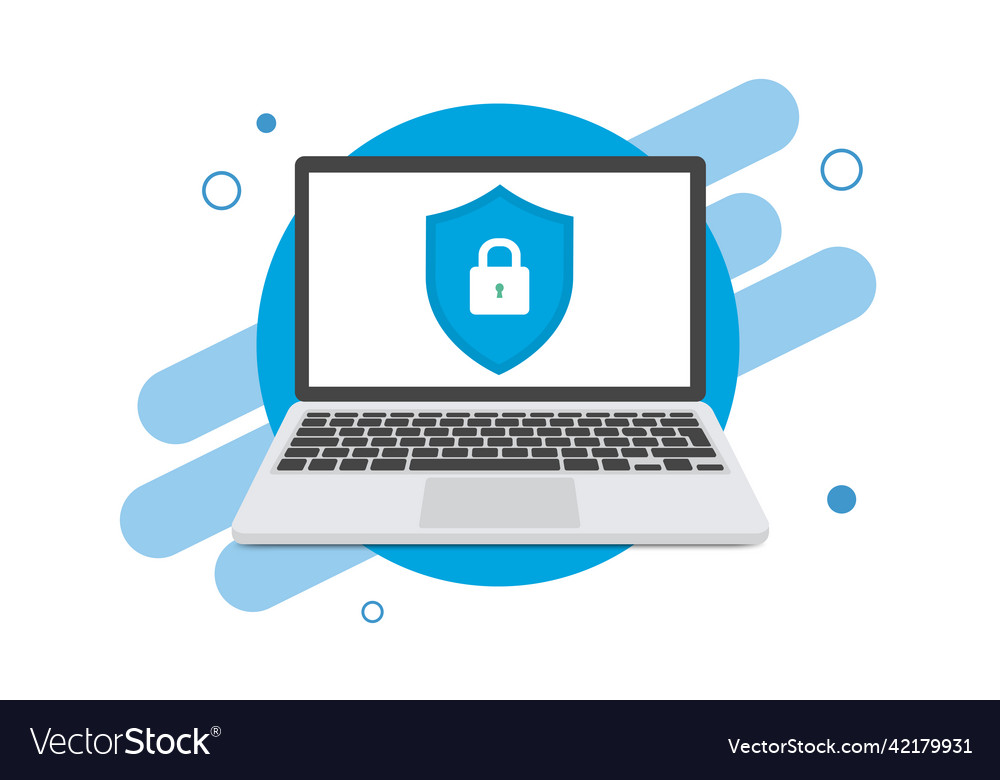 Cyber security data protection cybersecurity vector image Cyber security data protection cybersecurity