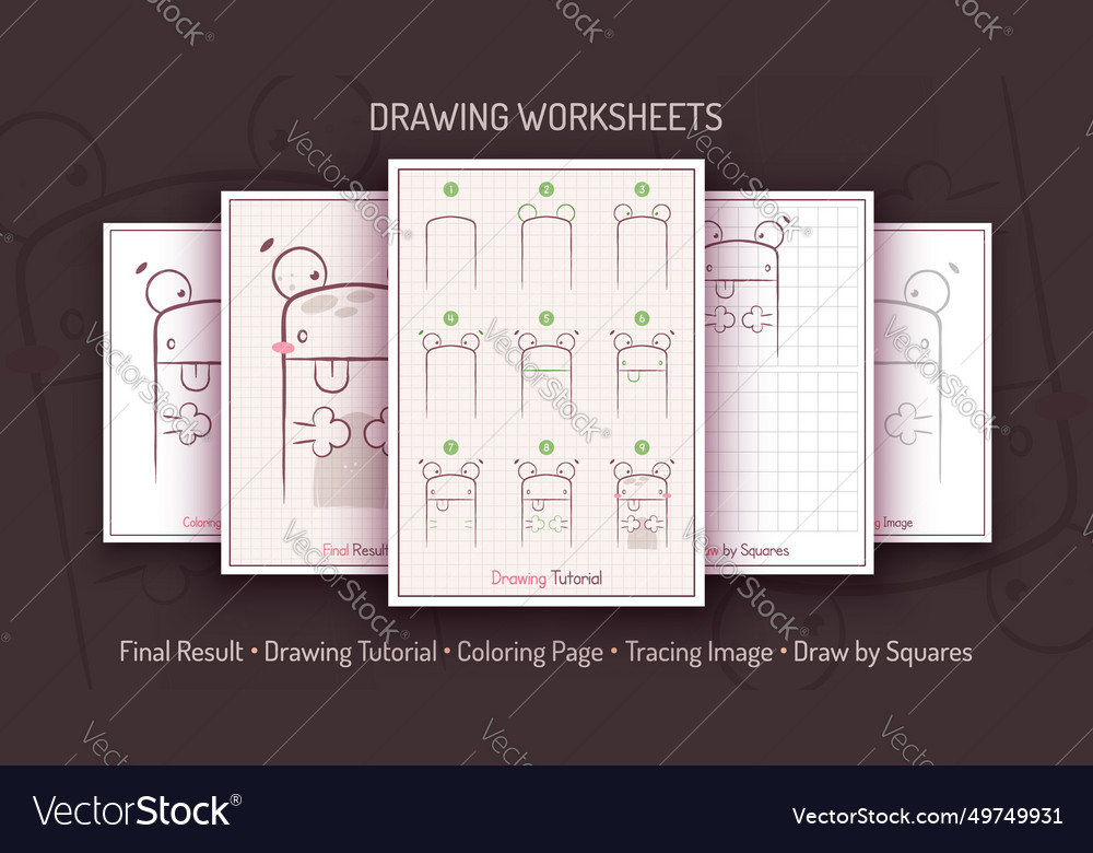 How to draw a frog step by drawing tutorial