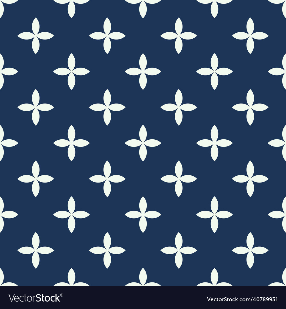 Square seamless background pattern from cross