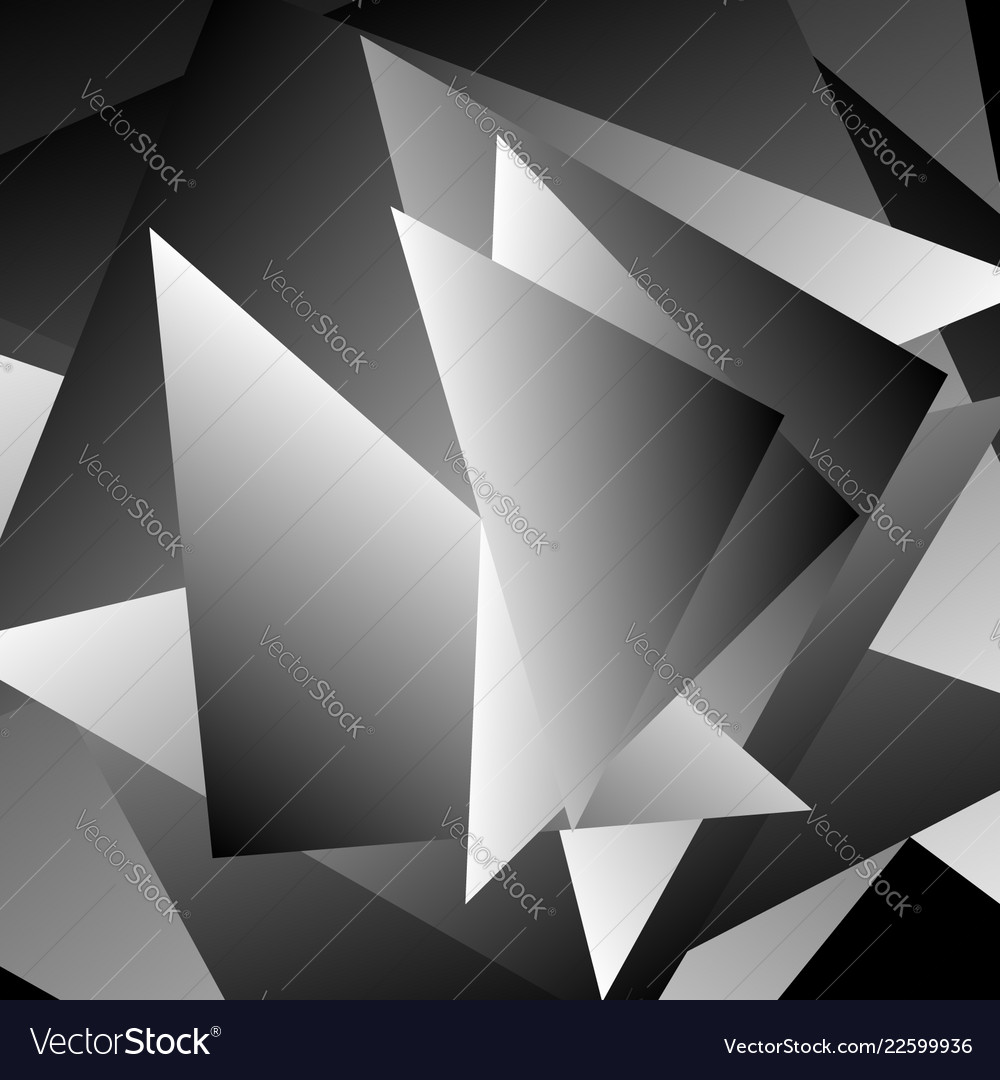 Abstract artistic image with triangular geometric vector image Abstract artistic image with triangular geometric