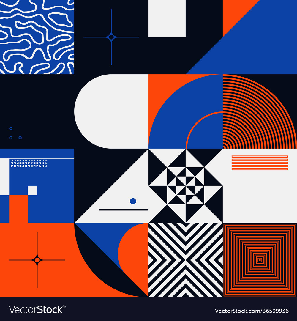 Abstract data technology pattern design vector image Abstract data technology pattern design