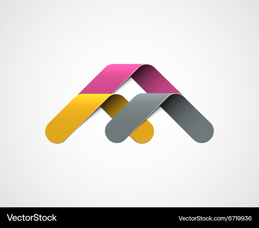 Abstract ribbons background Royalty Free Vector Image