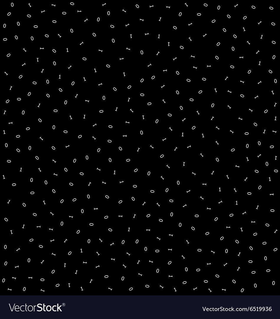 Binary Digit Pattern - Hacker Thema