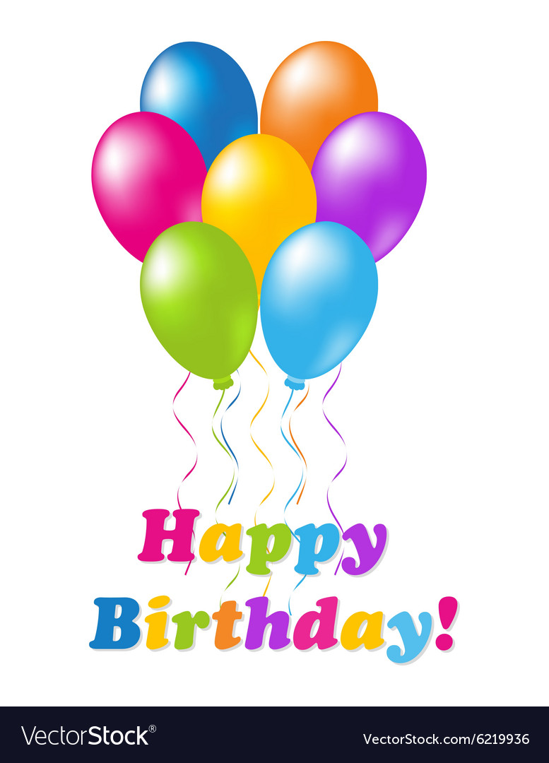 Birthday background Royalty Free Vector Image - VectorStock