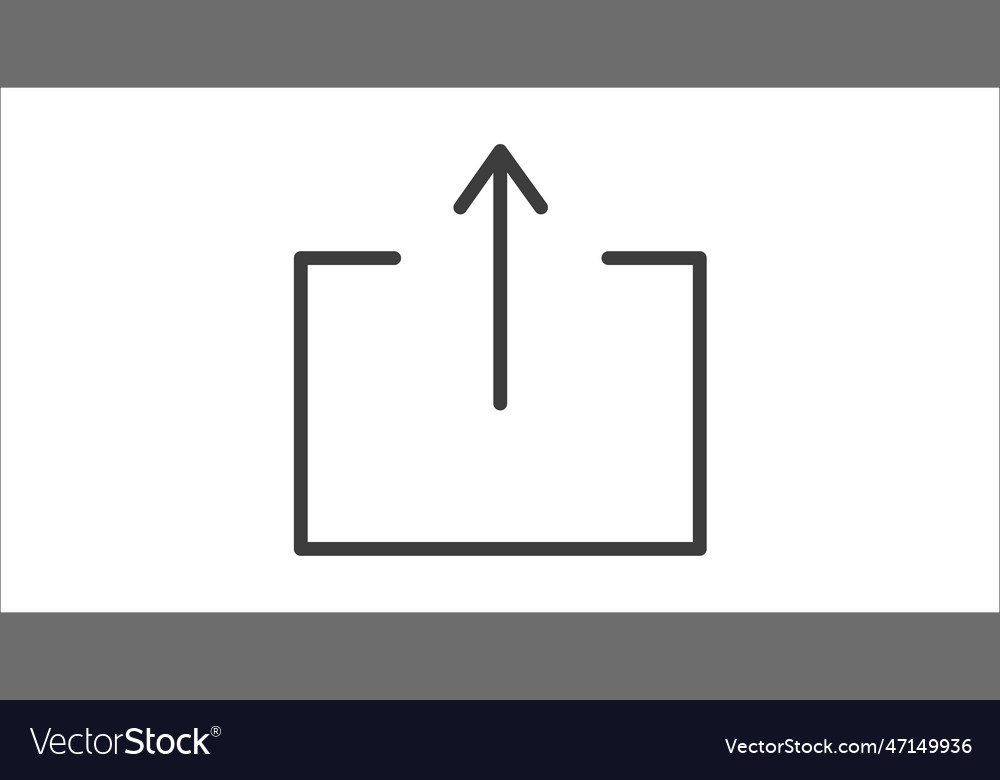 Export button icon filled from vector image Export button icon filled from