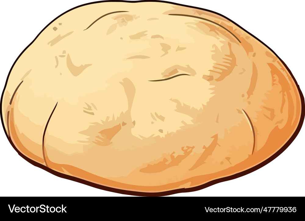 Homemade bread with fresh organic ingredients Vector Image