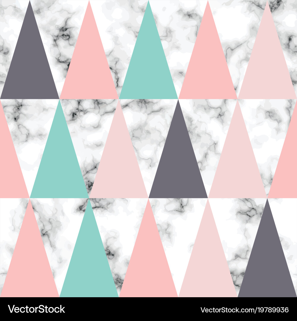 Marble texture design with triangles Royalty Free Vector