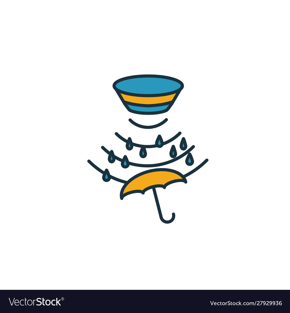 Rain Sensor Icon einfaches Element von Sensoren