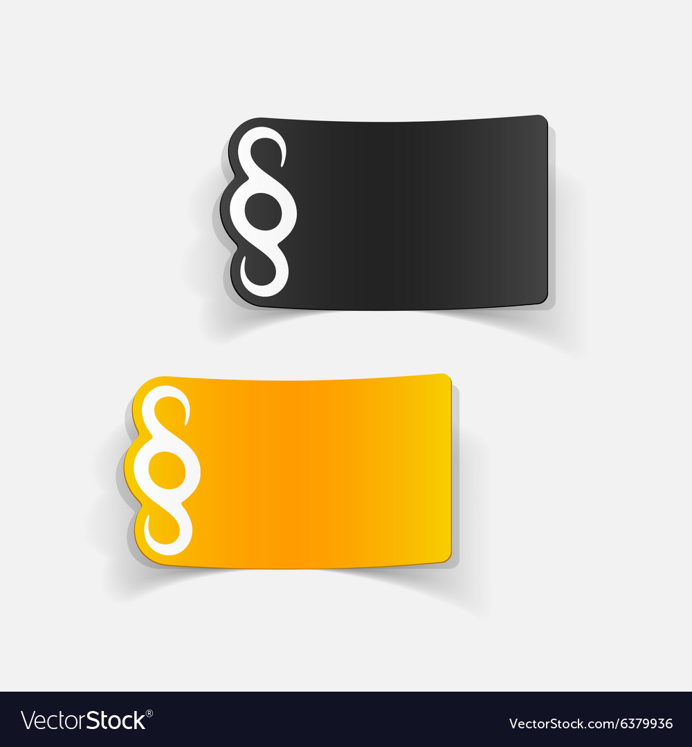 Realistic design element paragraph