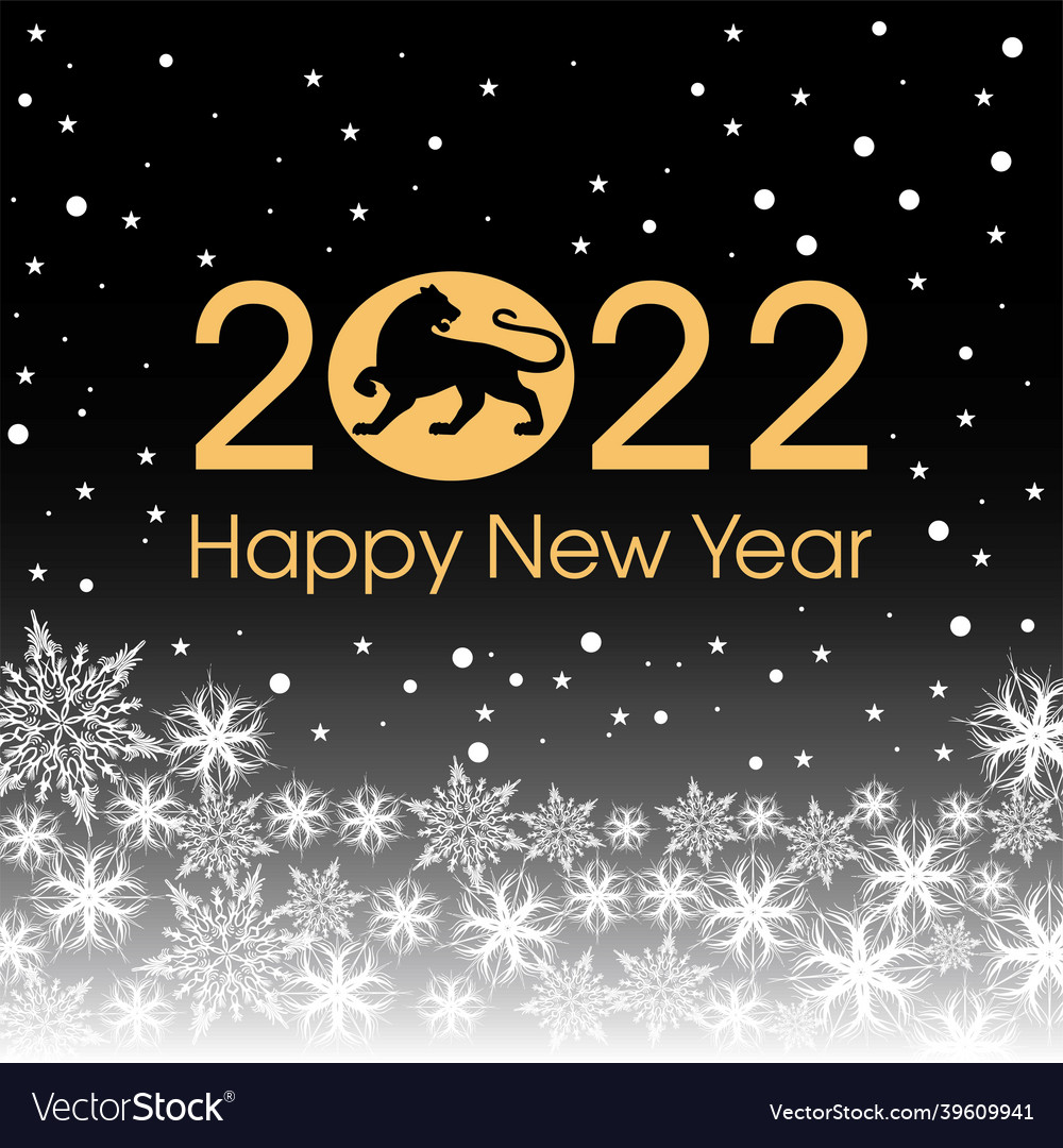 2022 happy new year card template design pattern