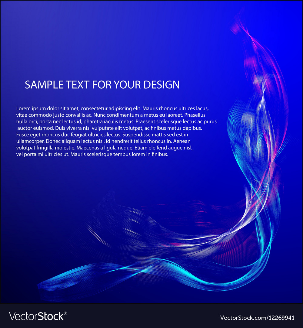 Abstract background with color waves