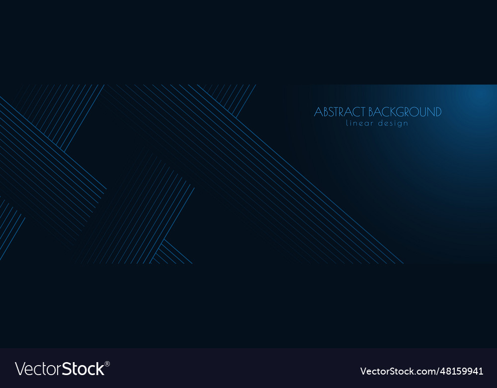 Abstract background with linear shapes template vector image Abstract background with linear shapes template