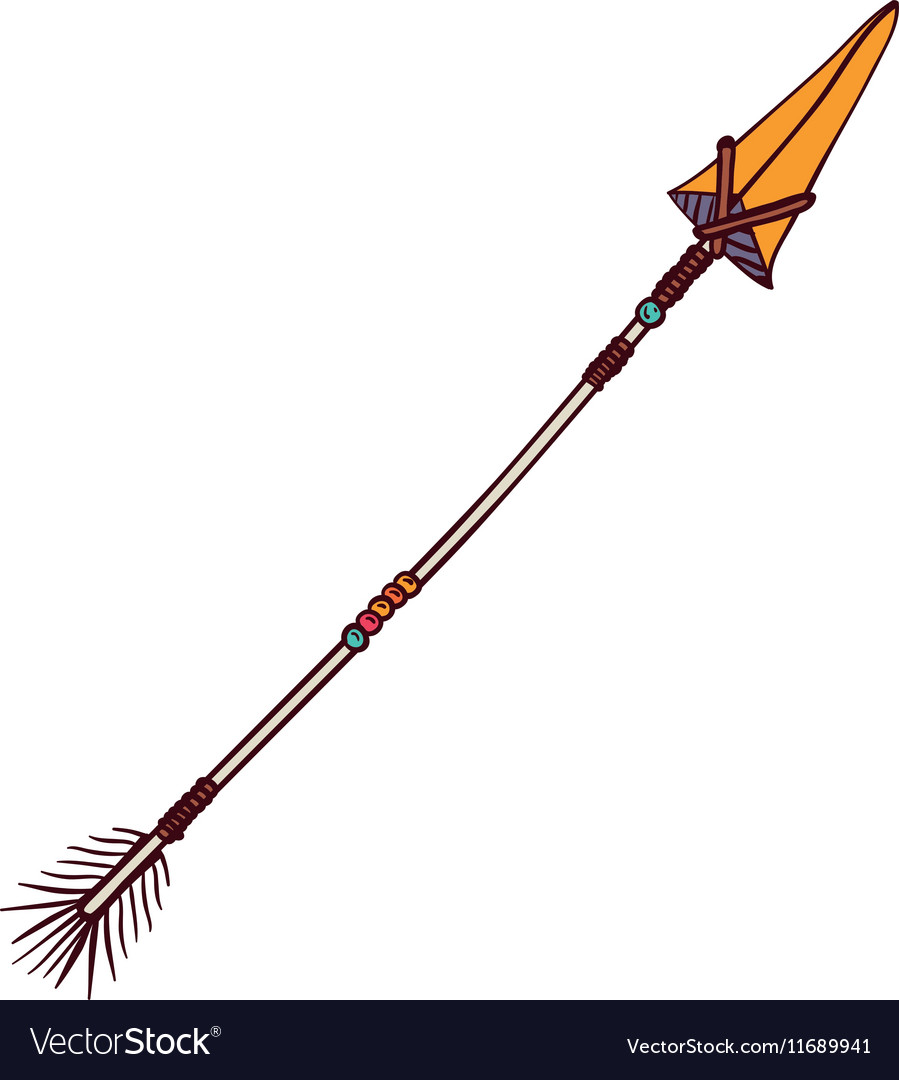 Arrow of boho style design