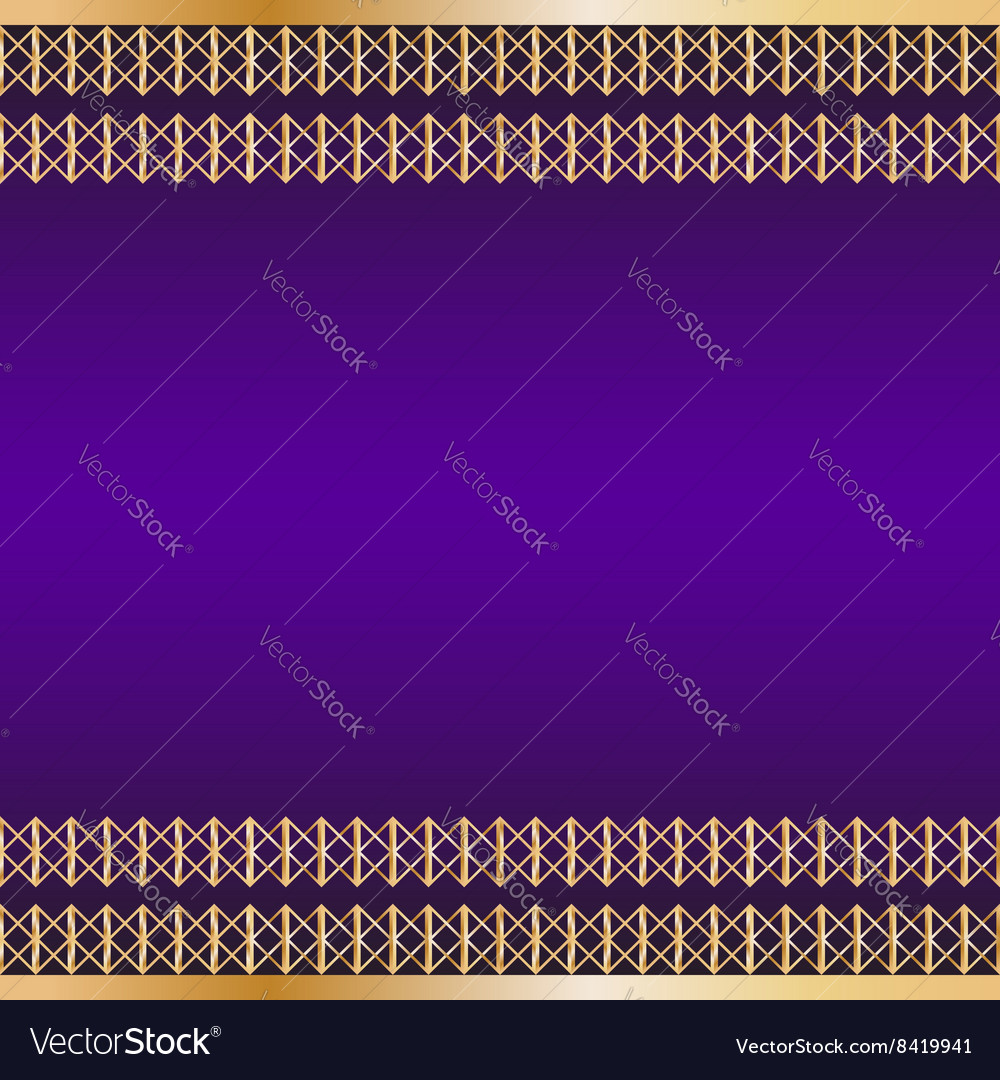 Card with pattern of golden mesh