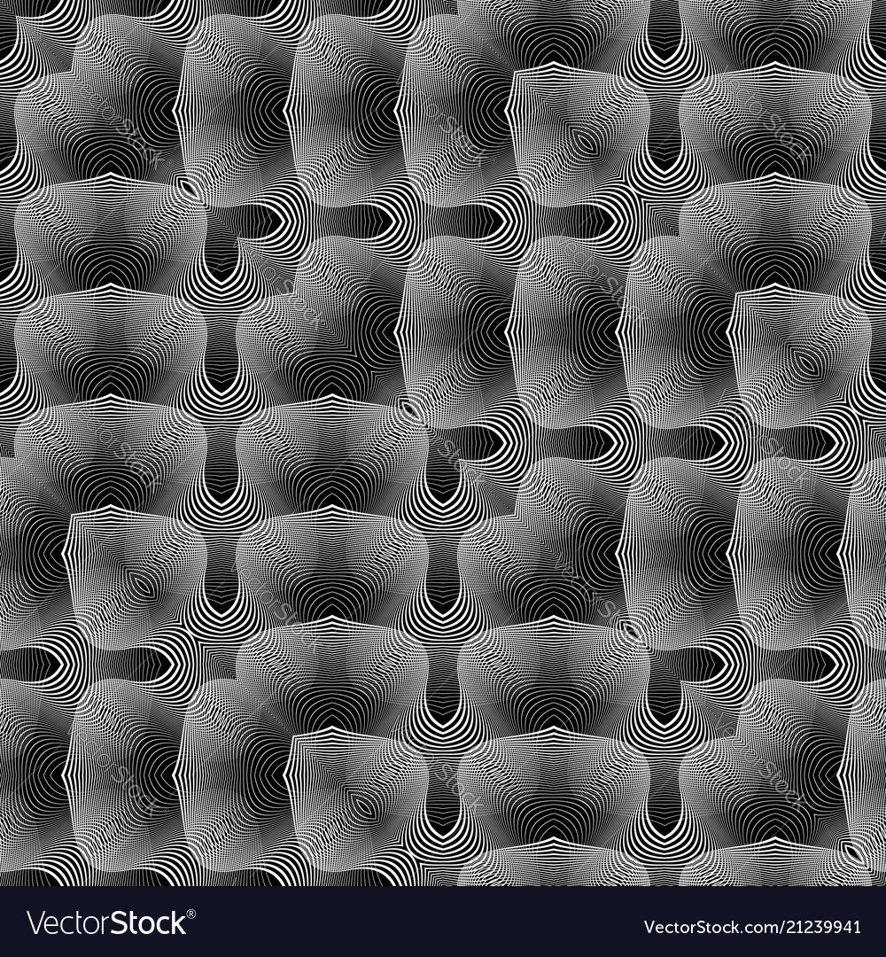 Design seamless monochrome lacy pattern
