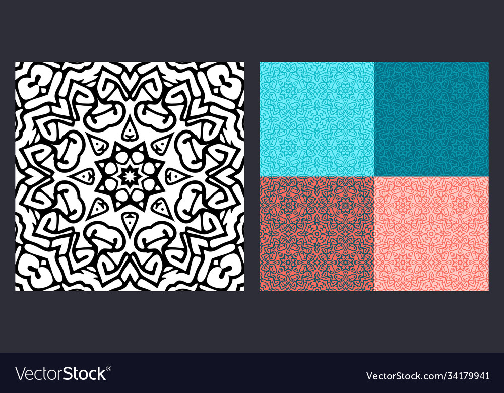 Elegant pattern in a classic style for fabric vector image Elegant pattern in a classic style for fabric