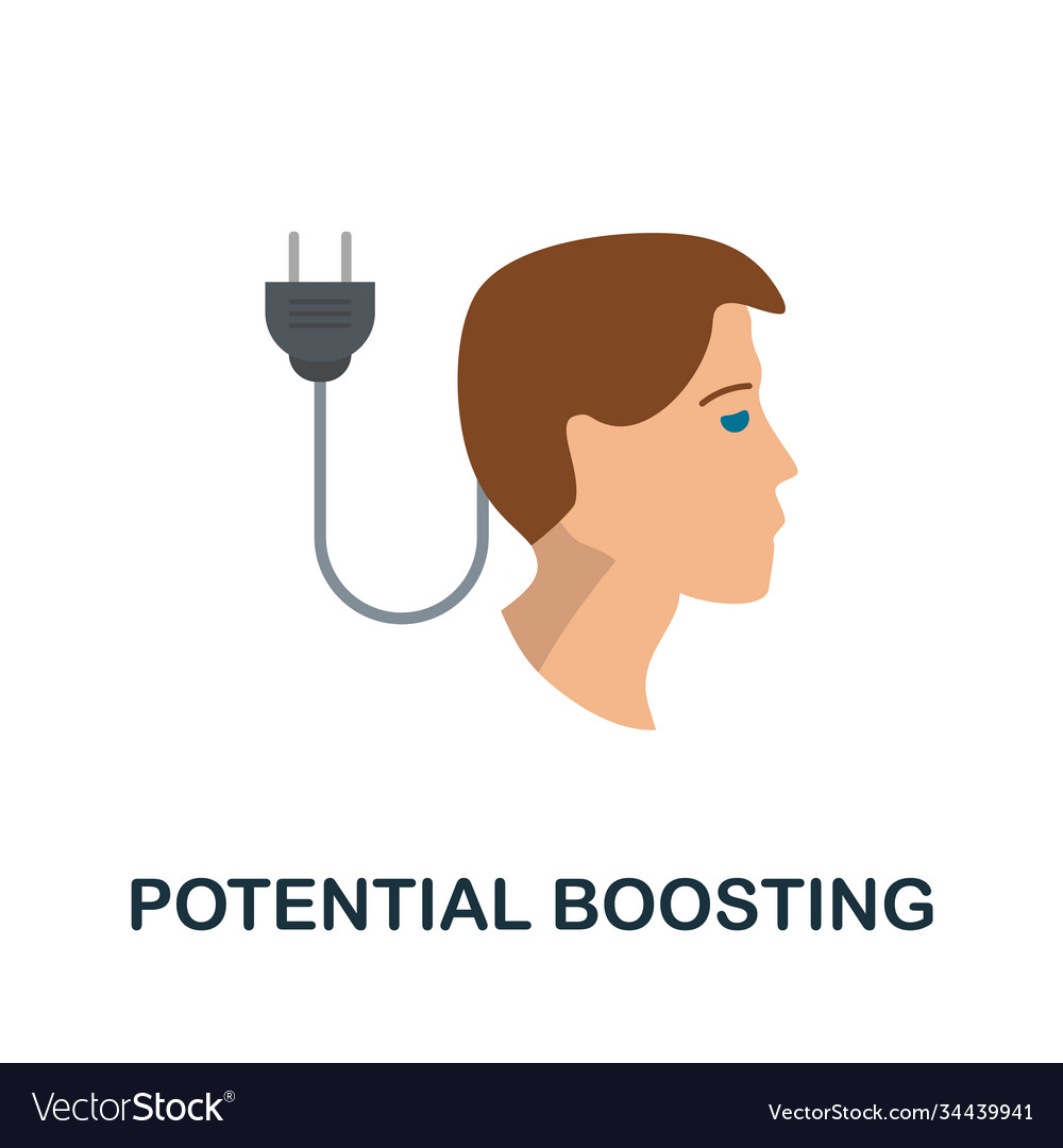 Potential boosting icon simple element from Vector Image Potential boosting icon simple element from