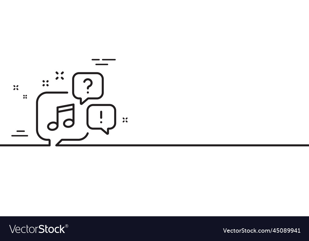 Voicemail line icon audio message sign