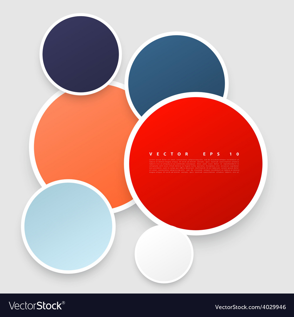 Abstract Circles Background