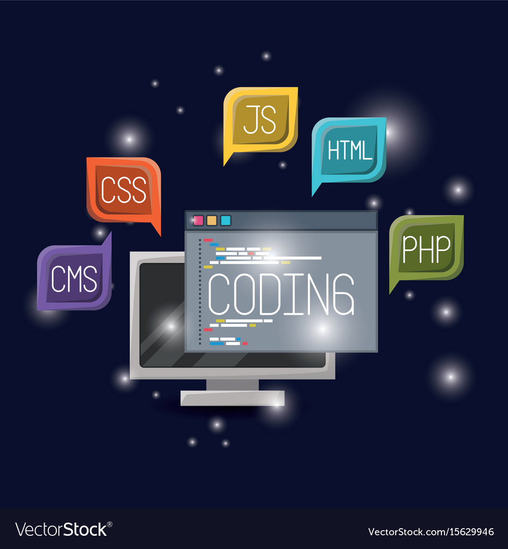 Coding Concepts - Dark Hintergrund