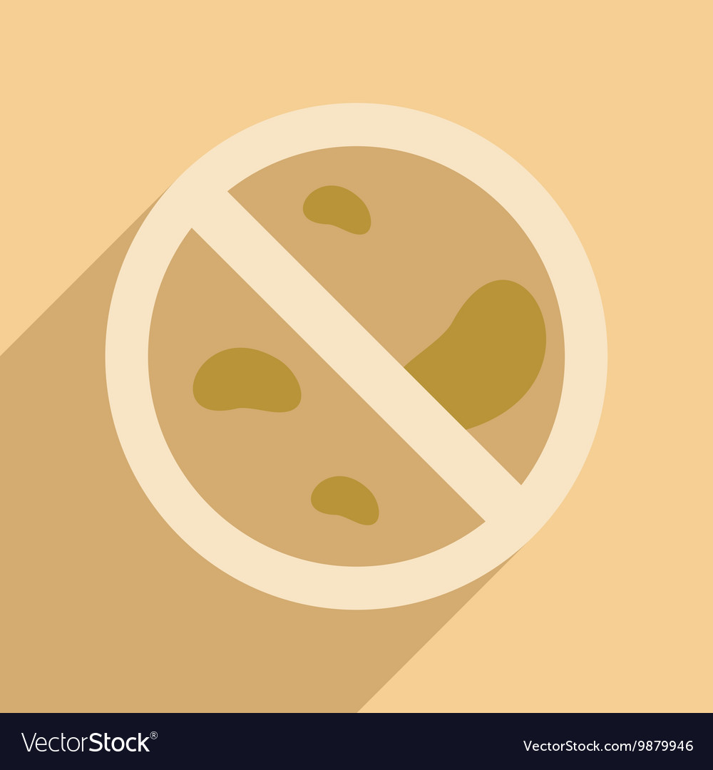 Flat with shadow icon and mobile application petri