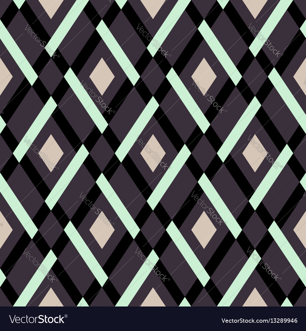 Geometric seamless argyle pattern