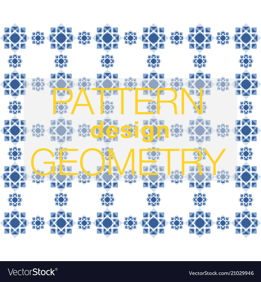 Seamless pattern in colors with geometric