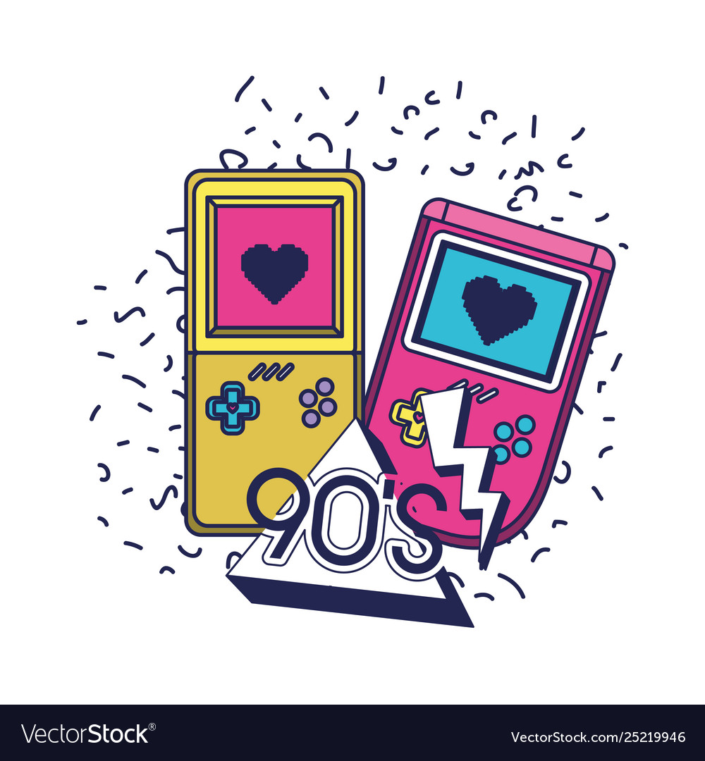 Video game console handle ninetys icon