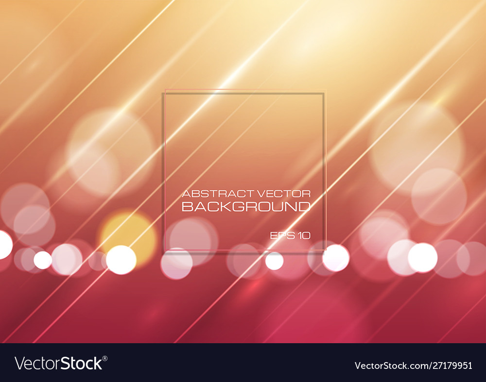 Abstract bokeh light on colorful background vector image Abstract bokeh light on colorful background