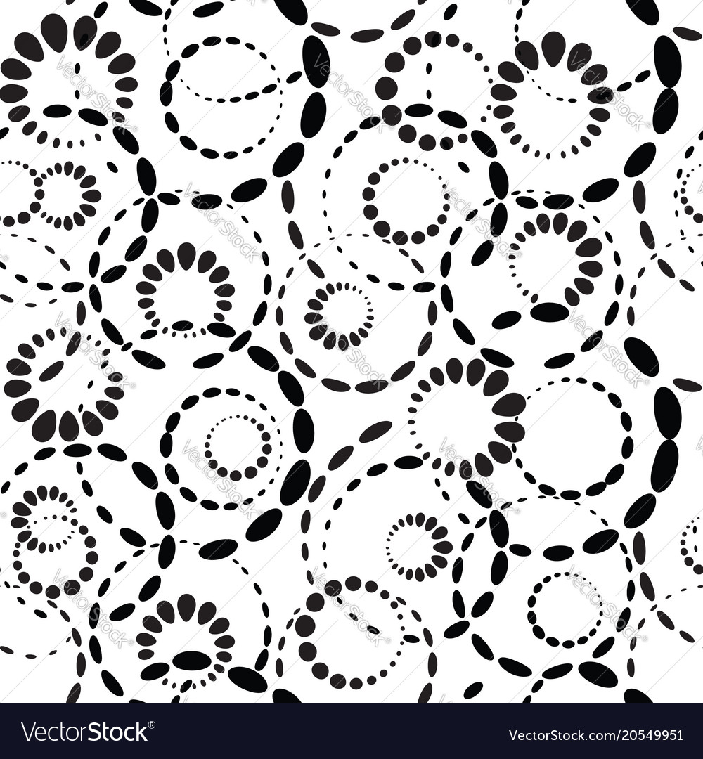 Abstract seamless pattern round spot background