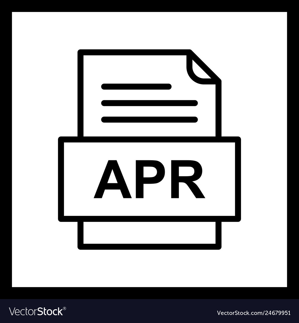 Apr file document icon