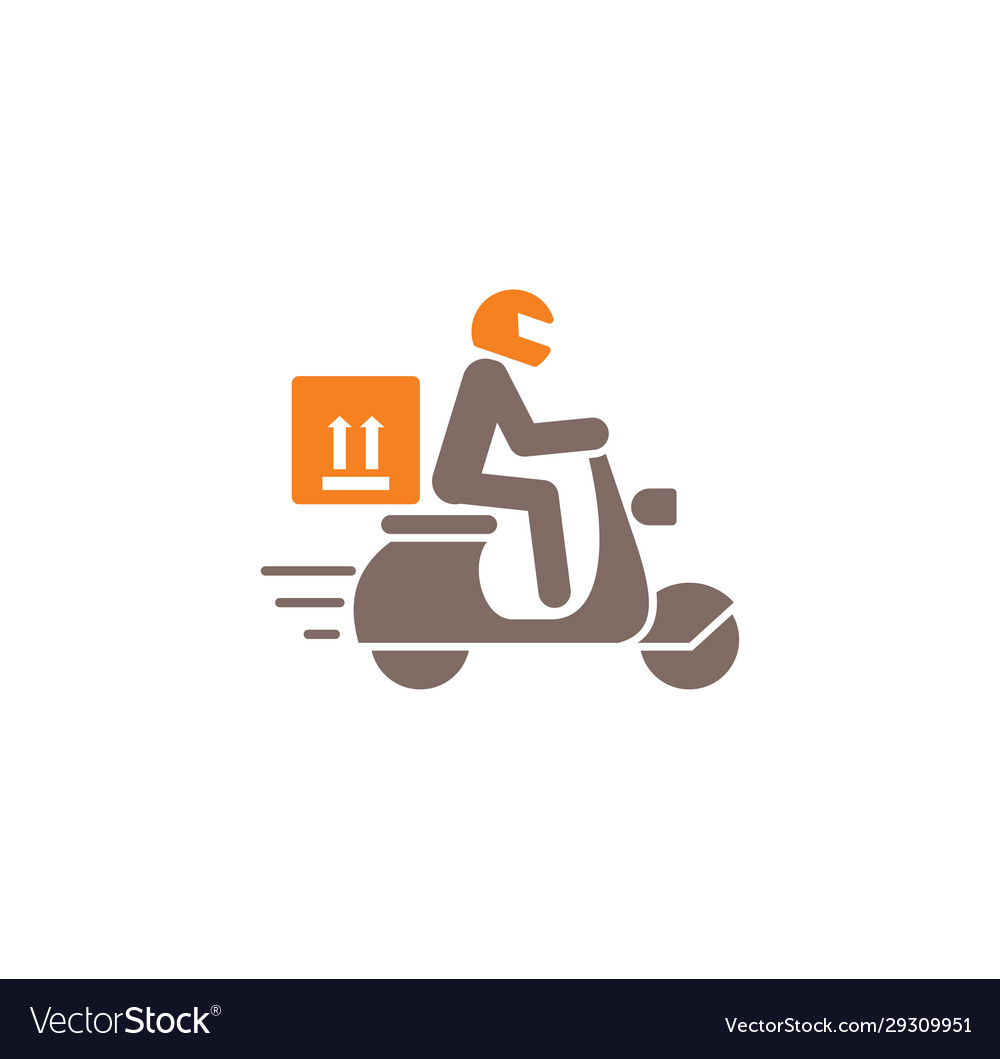 Express delivery related icon on background Vector Image