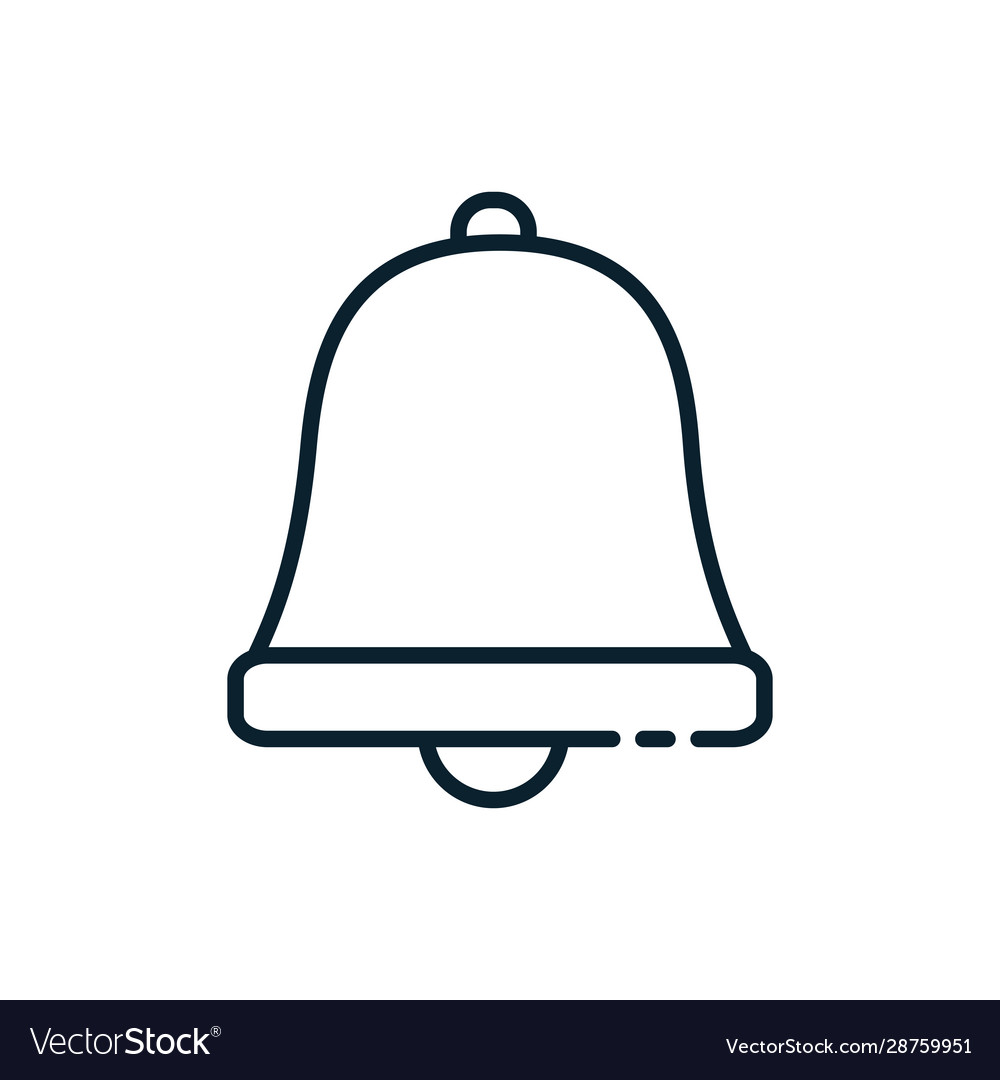 Isolated bell icon design