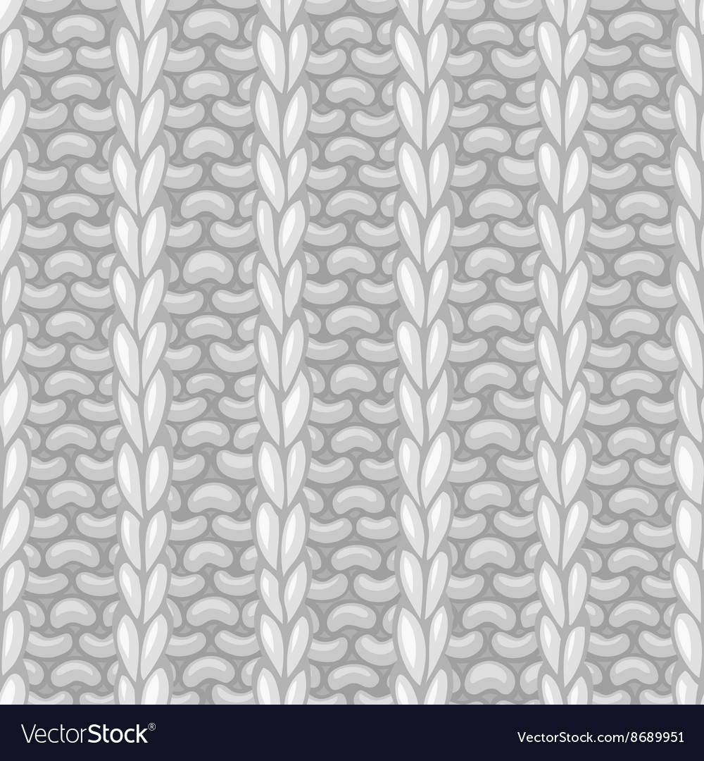 Seamless pattern in knitting style