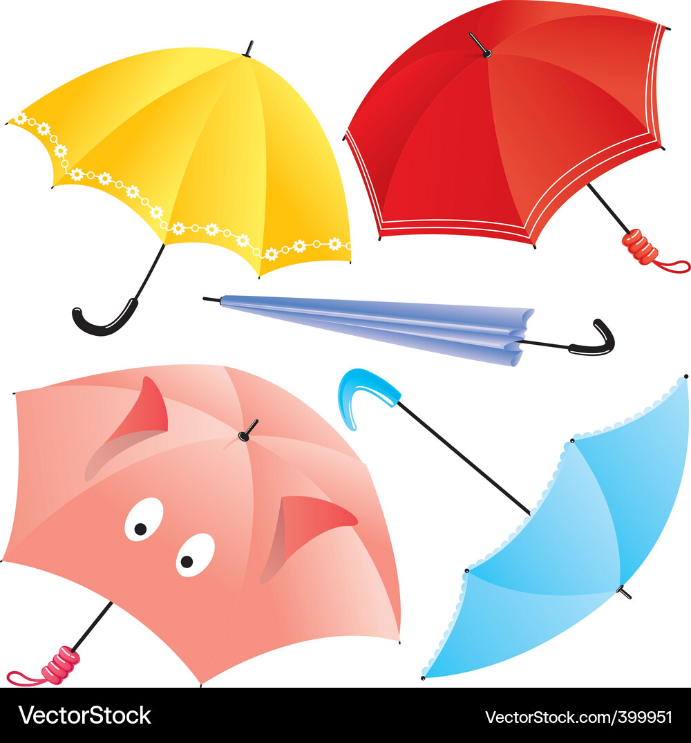Umbrellas Royalty Free Vector Image - VectorStock