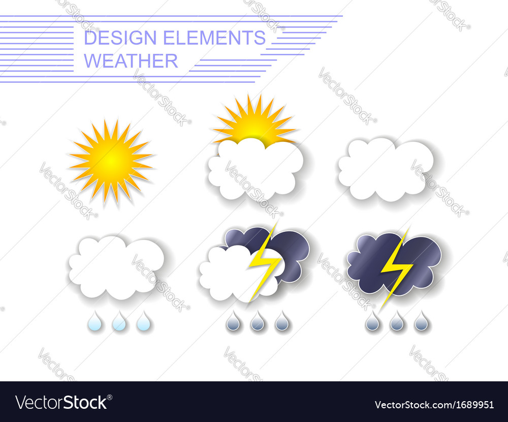 Weather design elements