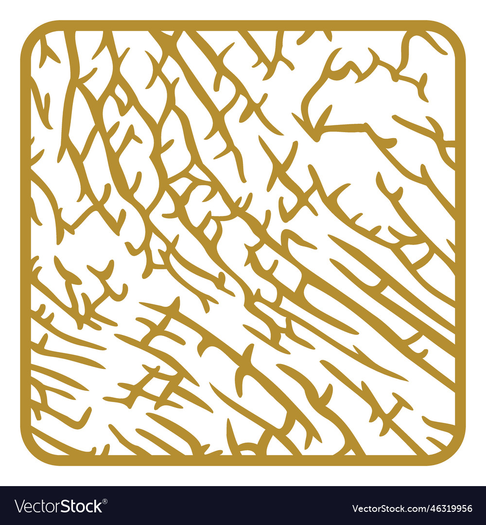 Abstract print badge