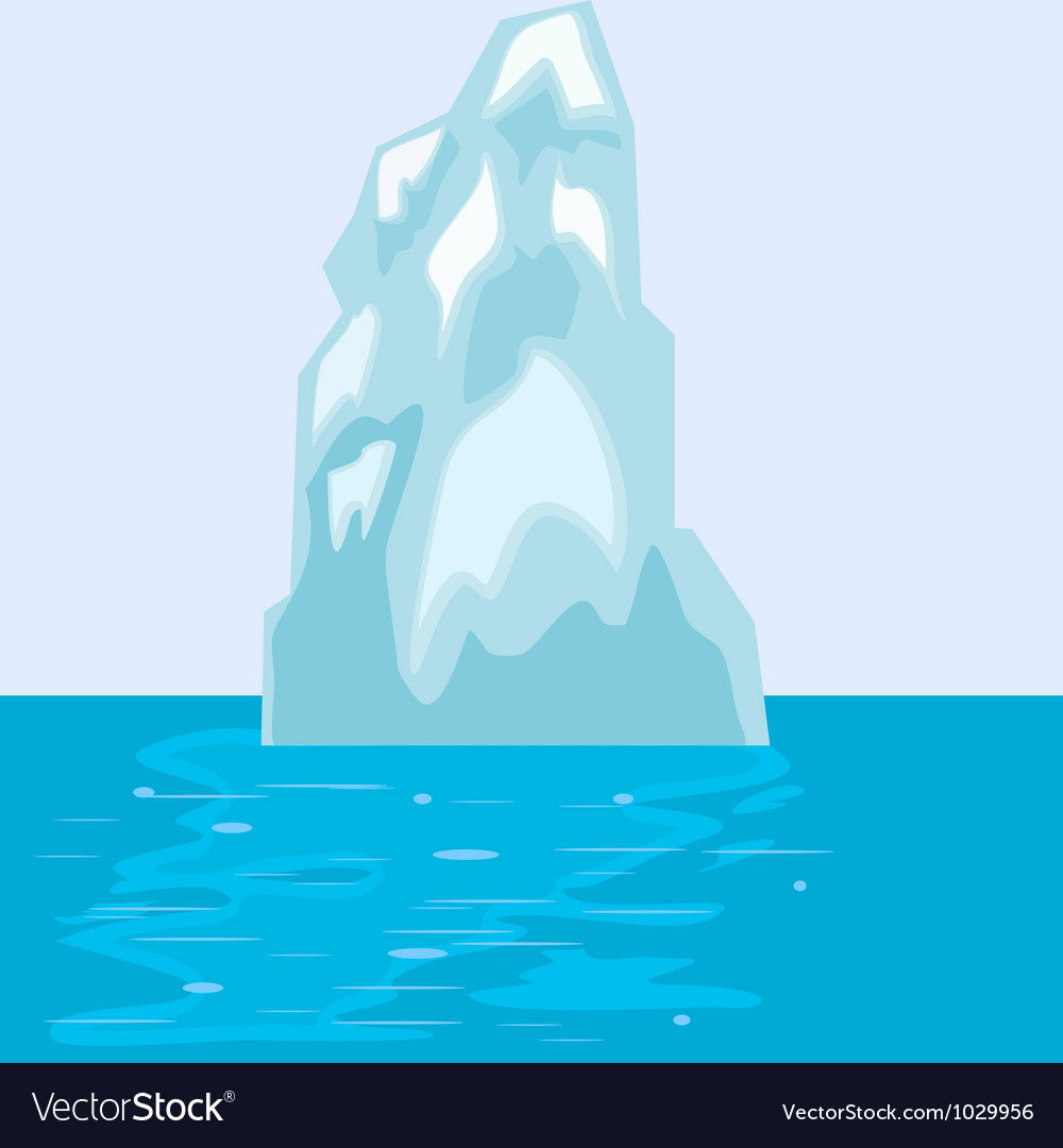 Iceberg Royalty Free Vector Image - VectorStock
