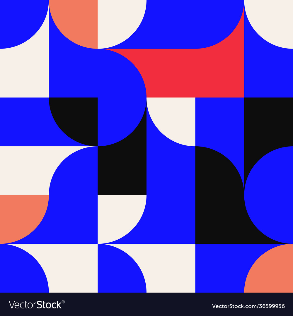 Mosaic abstract pattern design vector image Mosaic abstract pattern design
