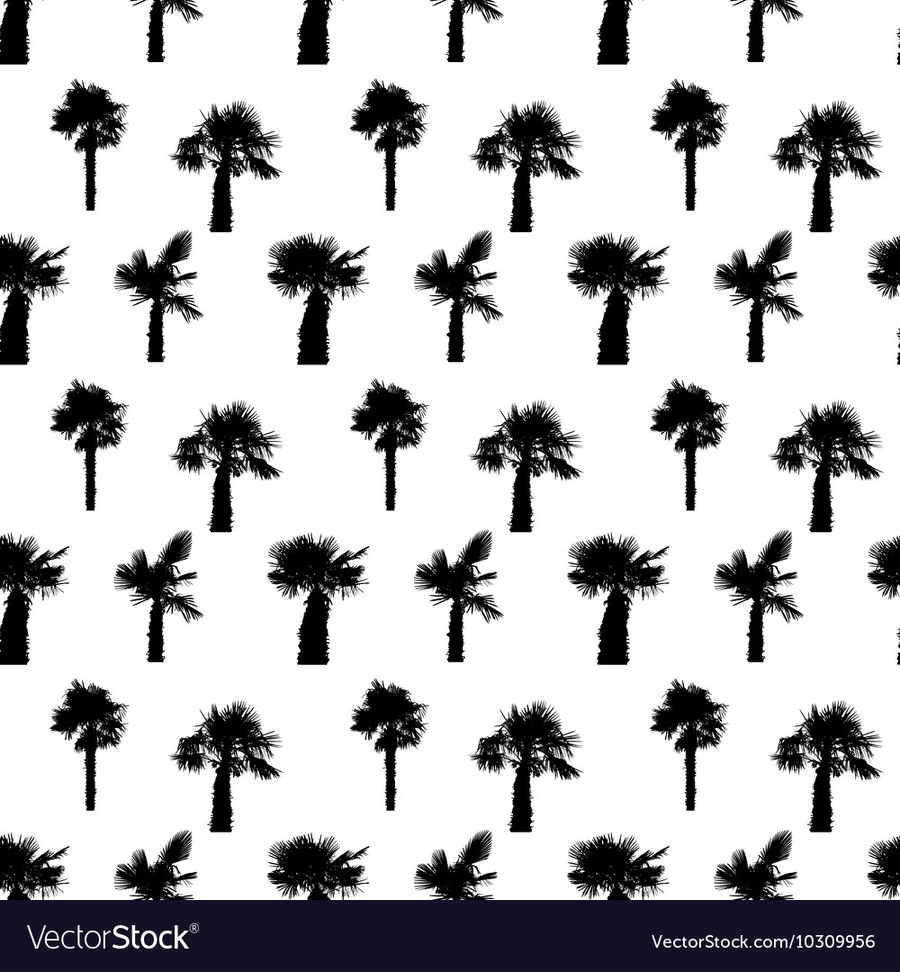 Palm tree seamless pattern