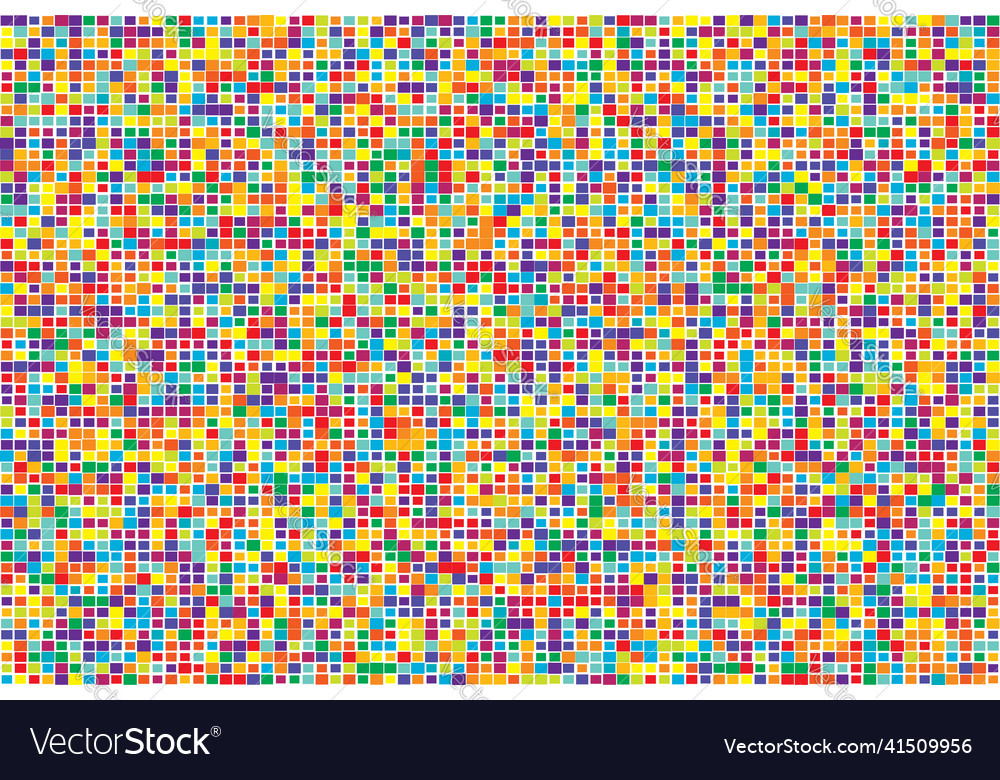 Random mosaic square tiles seamless repeatable vector image Random mosaic square tiles seamless repeatable
