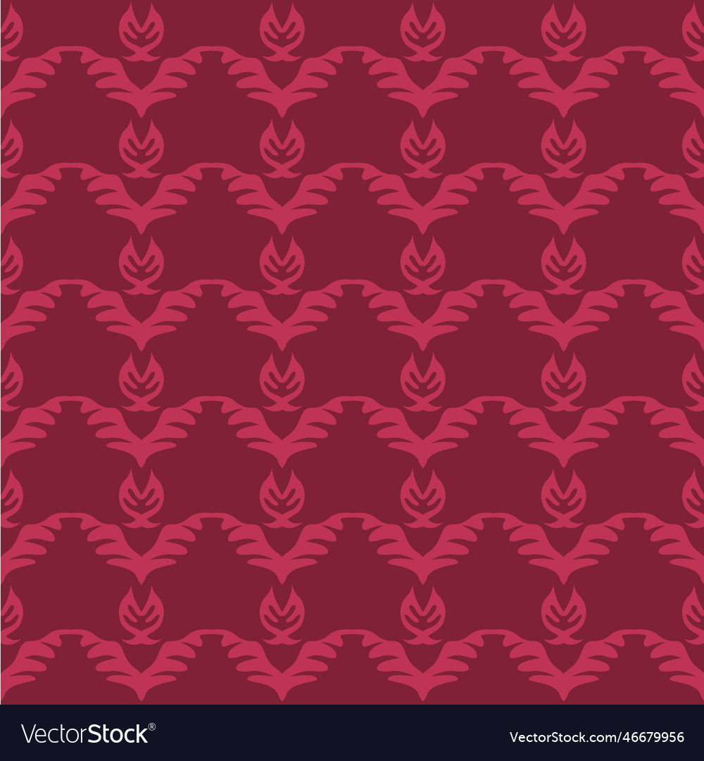 Repeating pattern with abstract fire shape vector image Repeating pattern with abstract fire shape