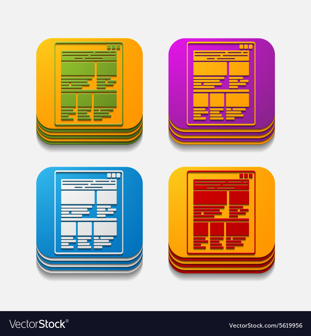 Square button interface