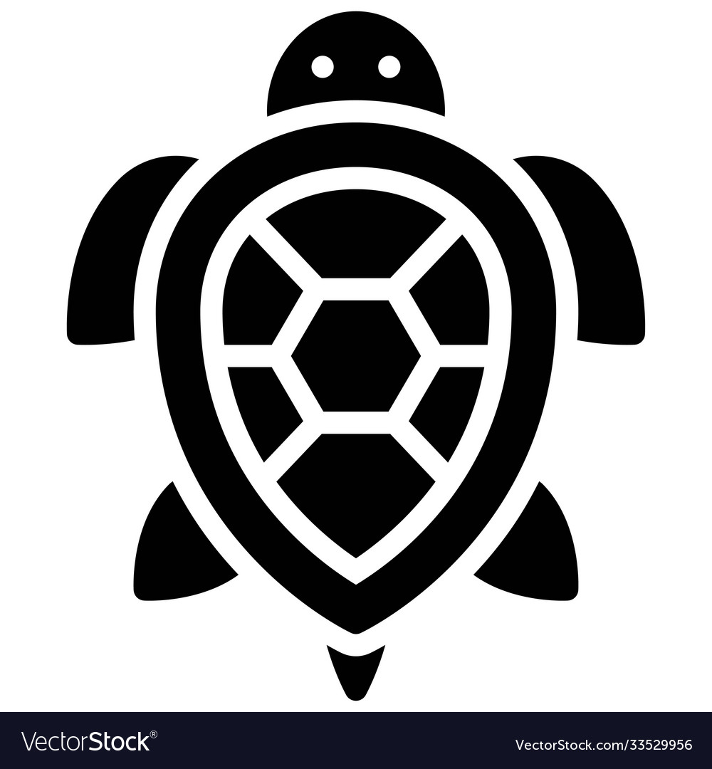 Turtle icon summer vacation related